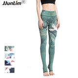 JJunLiM Yoga Printed Dry Fit Pants.