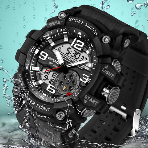 Men's Military Sports Luxury Electronic LED Digital Wristwatch 