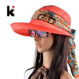 KISSBAOBEI Women Collapsible Anti-Uv Sun Hat With Visor