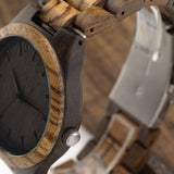 BOBO BIRD Men's Wood Watch Quartz