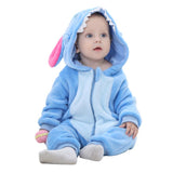IDGIRL Flannel Baby Clothes Cartoon Animal Jumpsuits