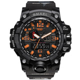 Military 50m Waterproof Wristwatch LED Quartz
