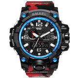 Military 50m Waterproof Wristwatch LED Quartz