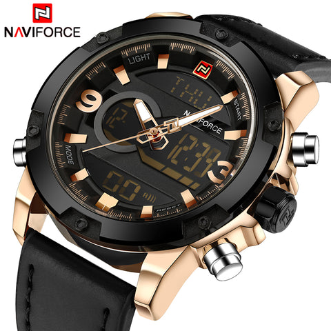 NAVIFORCE Men's Sports Military Quartz Wristwatch 