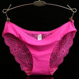 Transparent Lace Seamless Panties S-XXL 5 Size Women