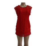 UZZDSS Women Casual Lace Mini Dress. Plus Sizes Available.