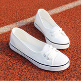 Casual Breathable Flat Slip On Canvas Shoe