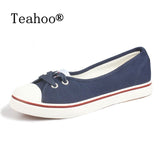 Casual Breathable Flat Slip On Canvas Shoe