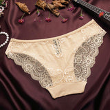 Favolook Seamless Cotton Lace Breathable Panties