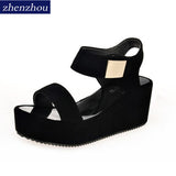 Women Sandals With High Heels And Wedges  