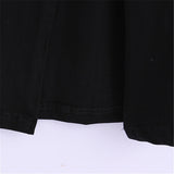 Women Sexy Black Long Maxi Skirt Hook Side Split