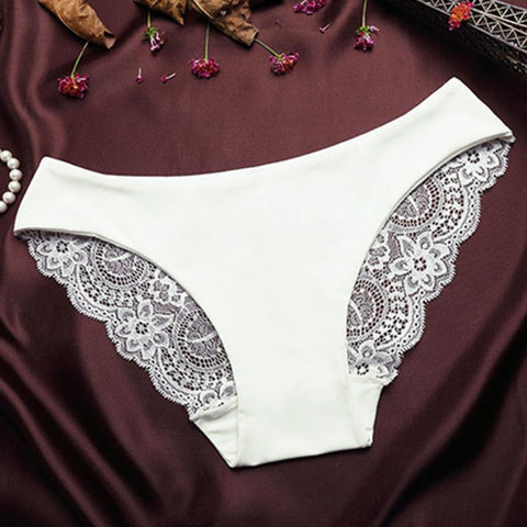 Favolook Seamless Cotton Lace Breathable Panties