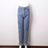 High Waist Full Length Slim Jeans