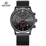 Megir Men's Business Analog Quartz Wristwatch