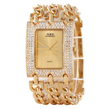 Luxury Gold Women Quartz Wristwatch