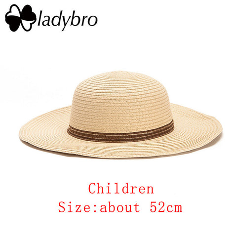 Ladybro Wide Brim Floppy Straw Sun Hat